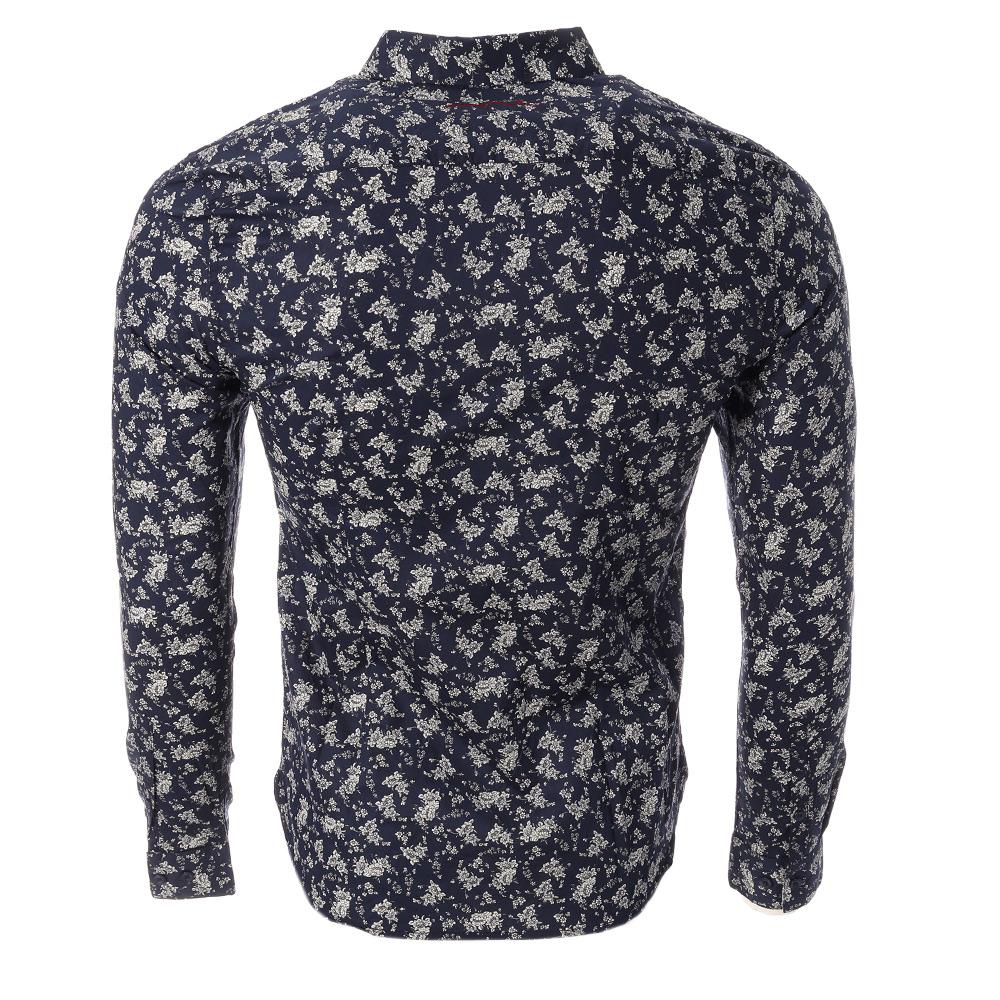 Chemises Marine/Blanc à Motifs Homme Teddy Smith Carton vue 2