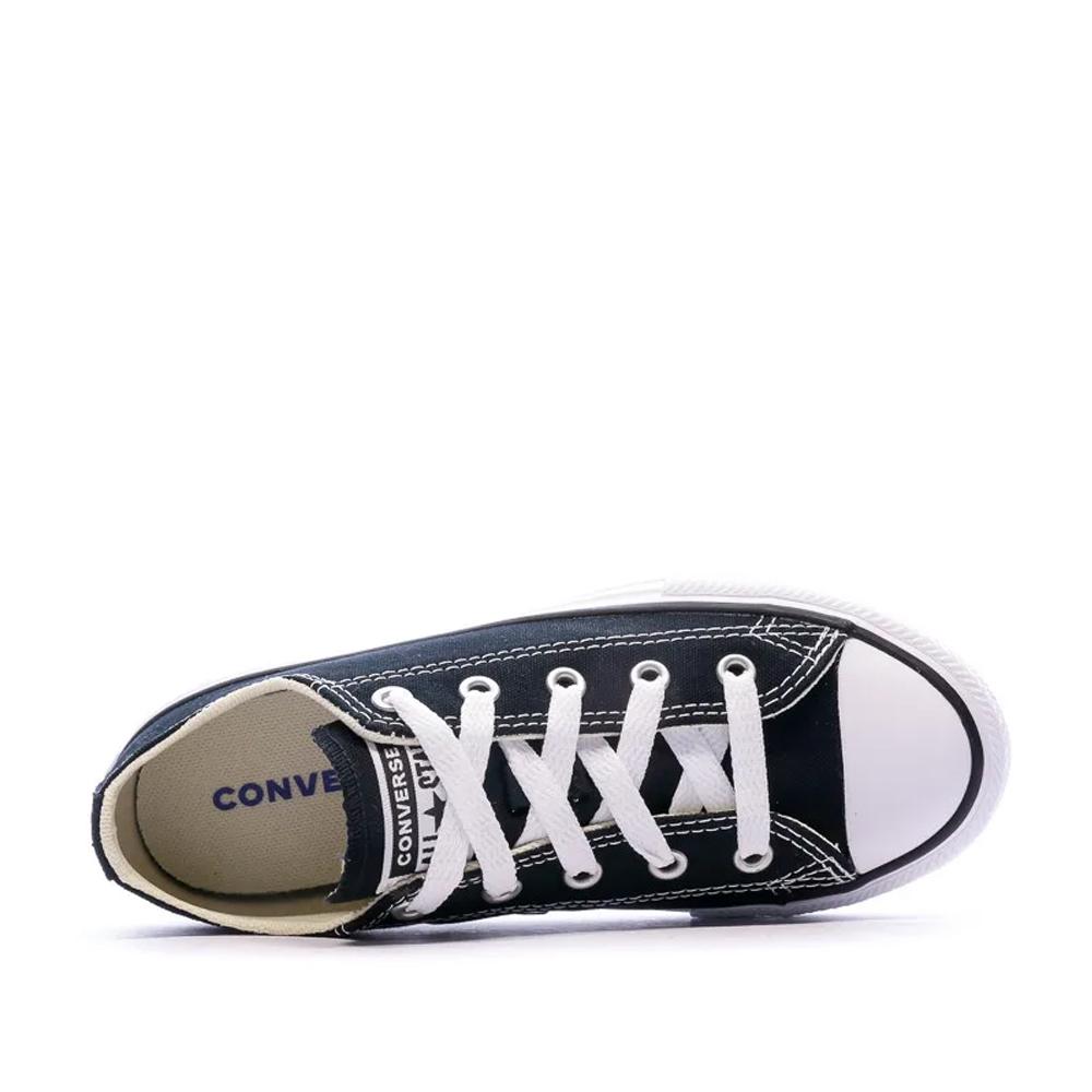 Baskets Noires Enfants Converse All Star OX 3J235C vue 4