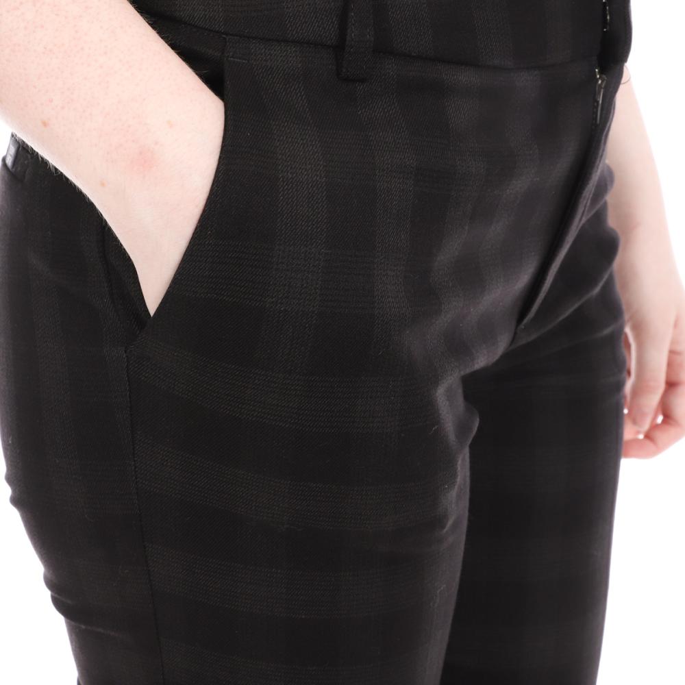 Pantalon Noir Femme Teddy Smith City Jacquard vue 3