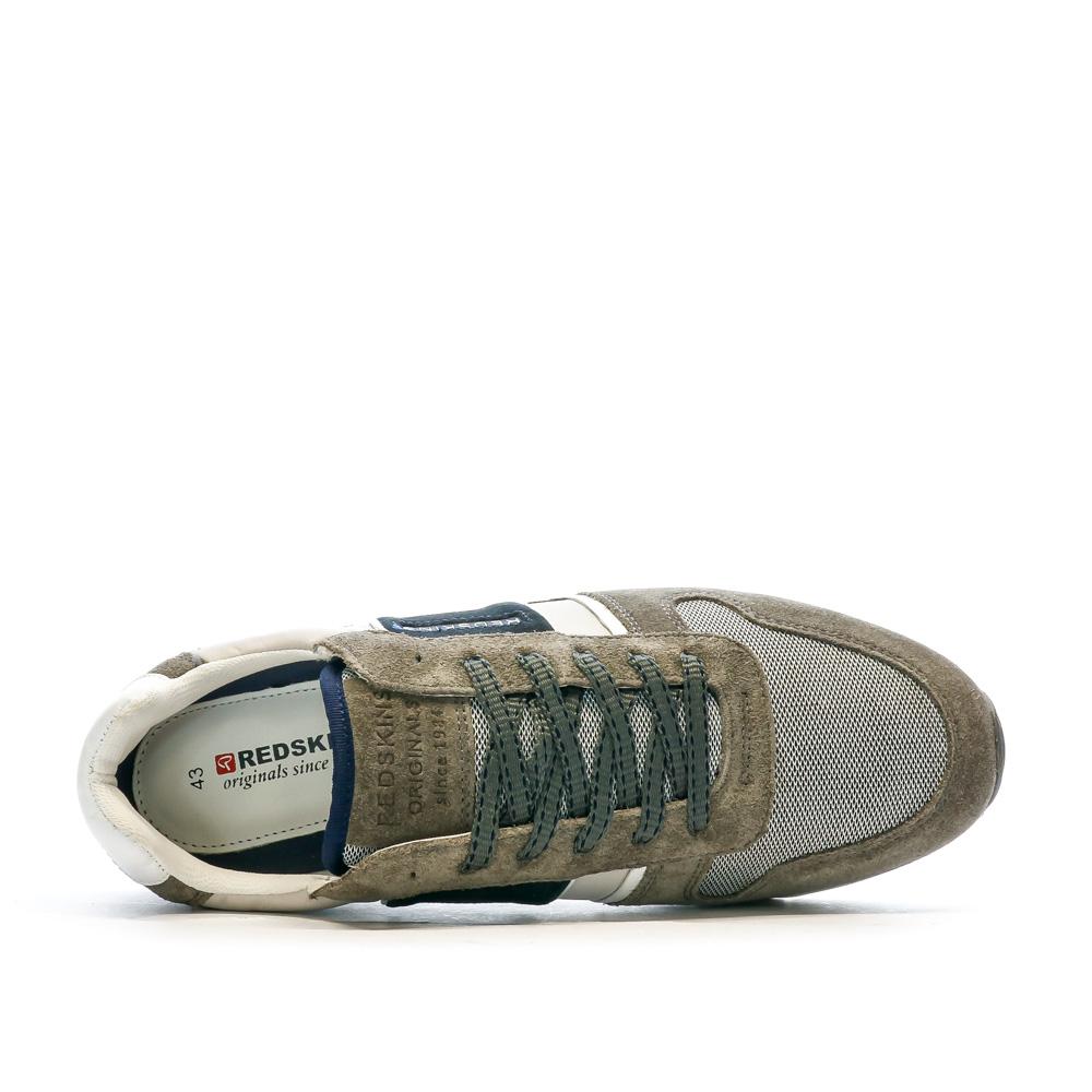 Baskets Grise Homme Redskins Affairan vue 4