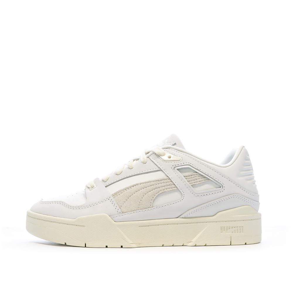 Baskets Blanches Homme Puma Slipstream pas cher