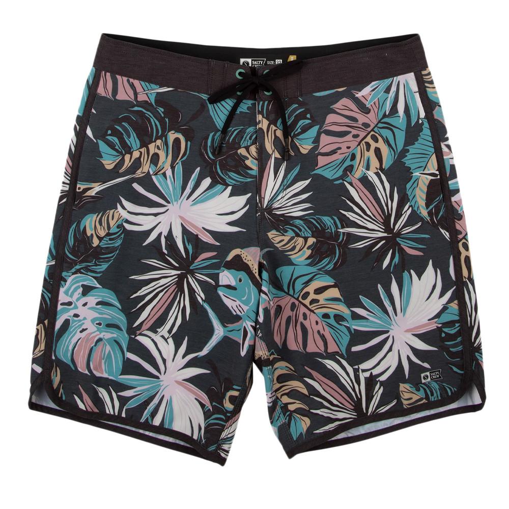 Short de Bain Gris à Motifs Homme Salty Crew Breaker pas cher