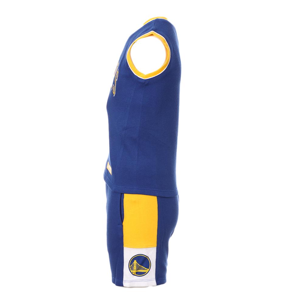 Warriors de Golden State Ensemble basketball Bleu Garçon NBA Zone Tank vue 3