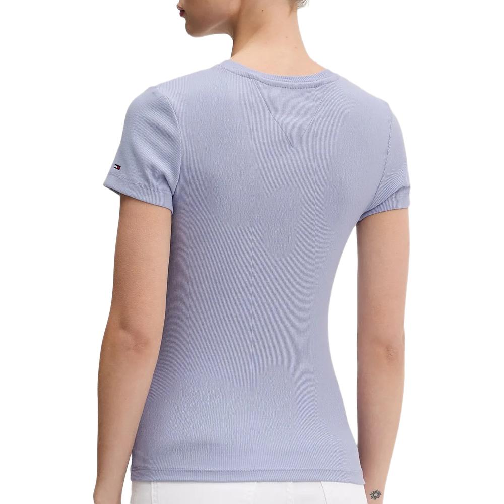 T-Shirt Mauve Femme Tommy Hilfiger DW0DW21838 vue 2