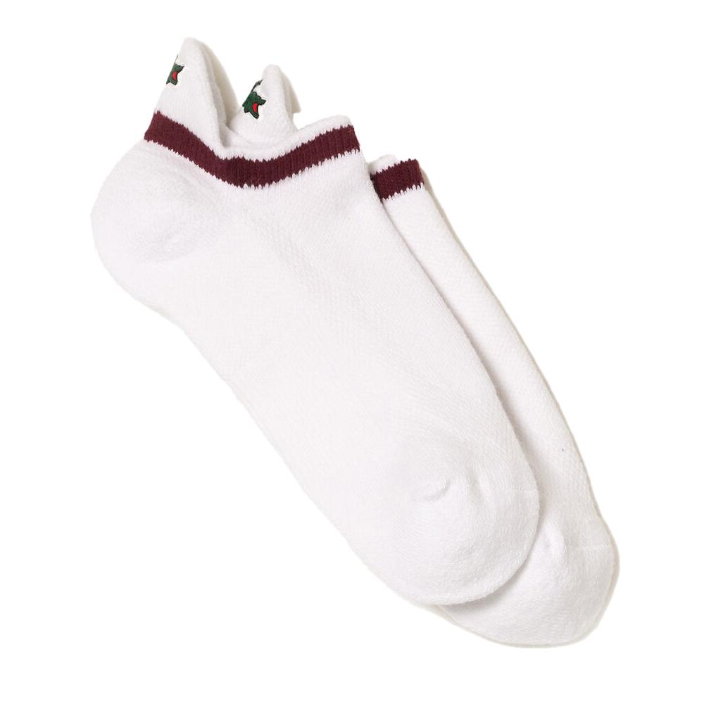 X1 Paire de Chaussettes Blanches Homme Lacoste Sport pas cher