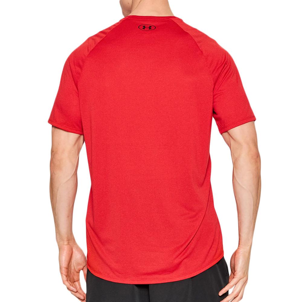 T-shirt Rouge Homme Under Armour Novelty vue 2