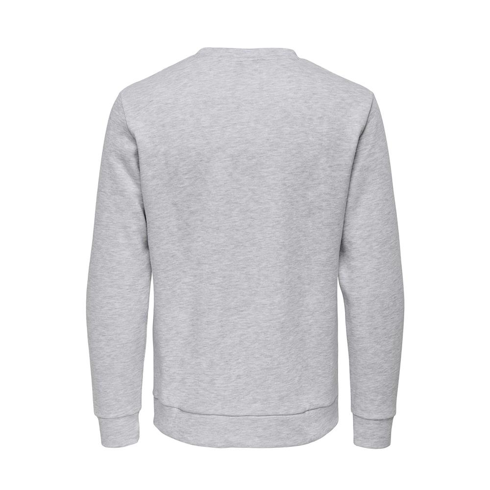 Sweat Gris Homme Only & Sons Chase vue 2