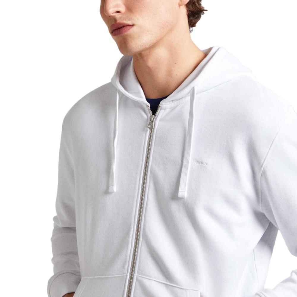 Veste Zippée Blanche Homme Pepe Jeans Joe vue 2