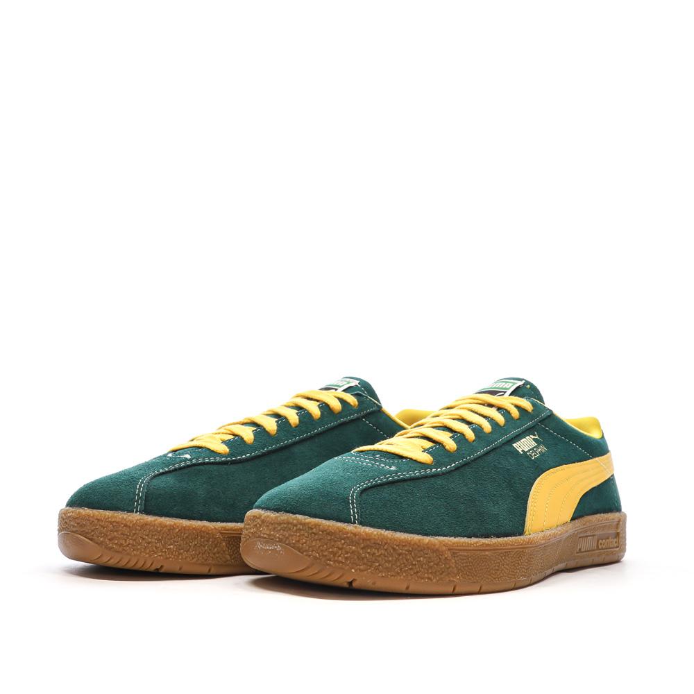 Baskets Vertes/Oranges Homme Puma Delphin vue 6