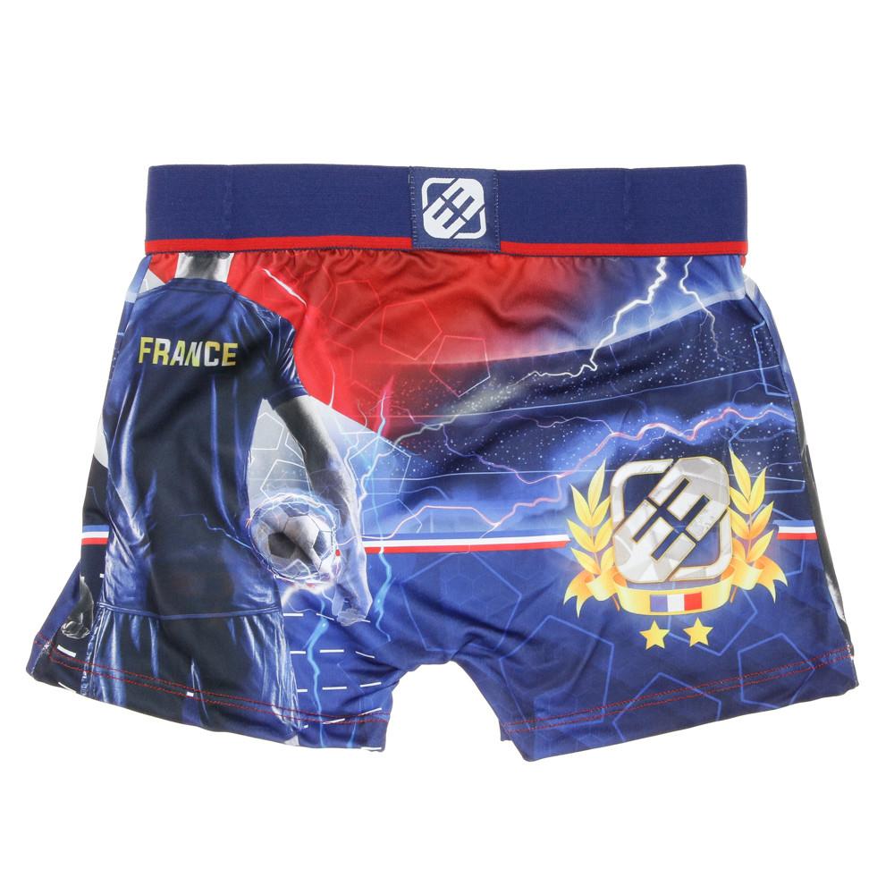 Boxer Bleu Garçon Freegun Foot vue 2