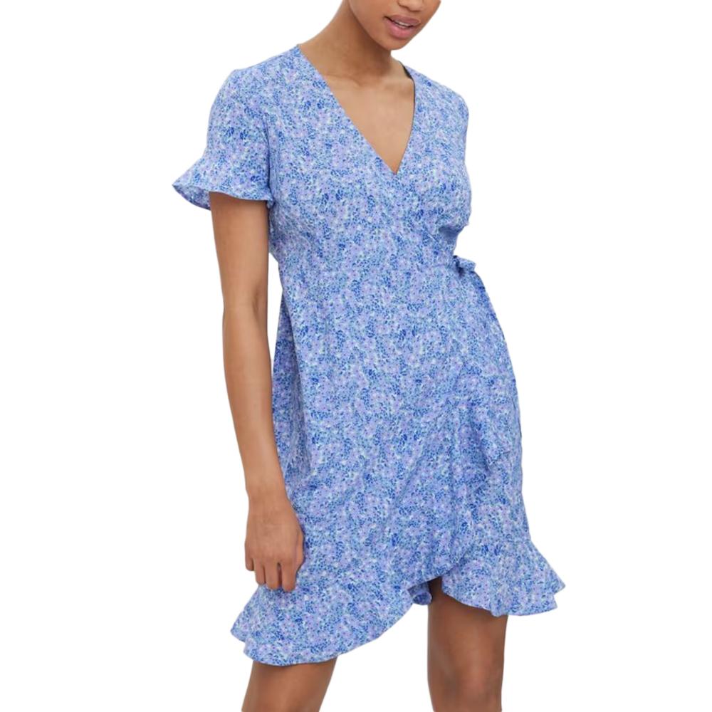 Robe de Grossesse Bleu Femme Vero Moda Maternity Henna pas cher