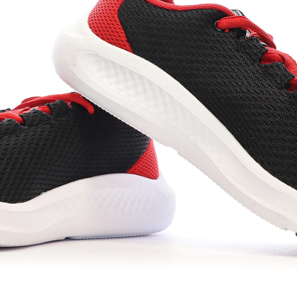 Baskets Garçon Noire/Rouge Garçon Under Armour Charged Pursuit vue 7