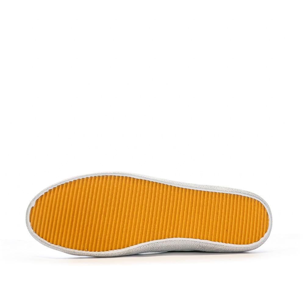 Baskets Blanches/Kaki Homme Diesel S-leroji vue 5
