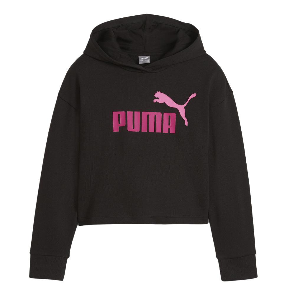 Sweat Noir/Rose Fille Puma Length pas cher