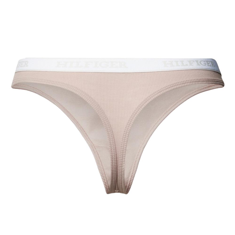 String Beige Femme Tommy Hilfiger Thong vue 2