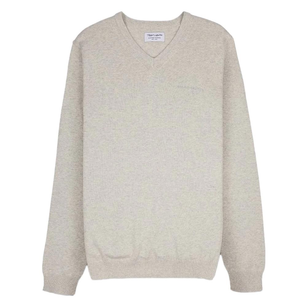 Pull Blanc/Gris Homme Teddy Smith Pulser 3 pas cher