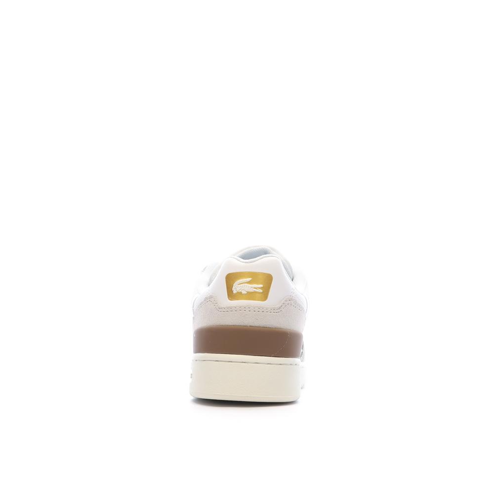 Baskets Blanches/Marron Femme Lacoste 43SFA0009 vue 3