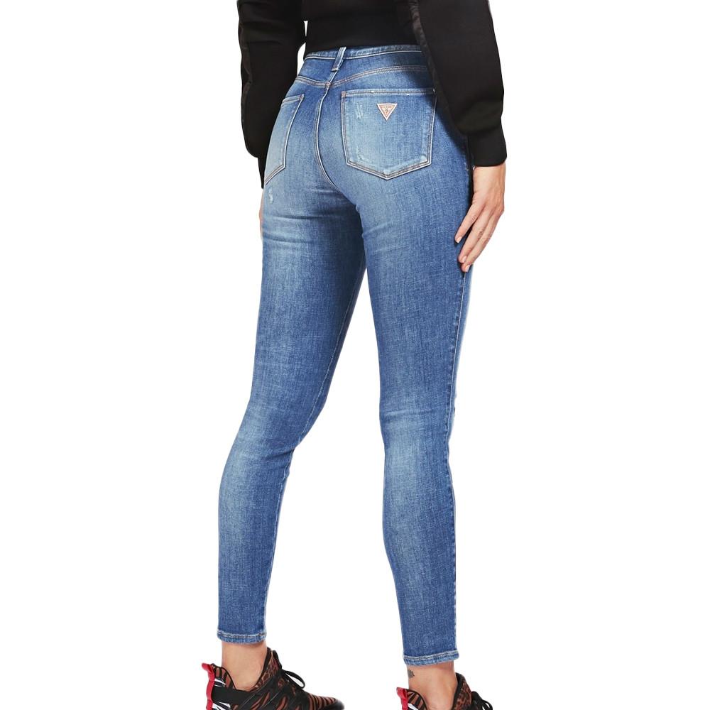 Jean Skinny Bleu clair femme Guess Lakd vue 2