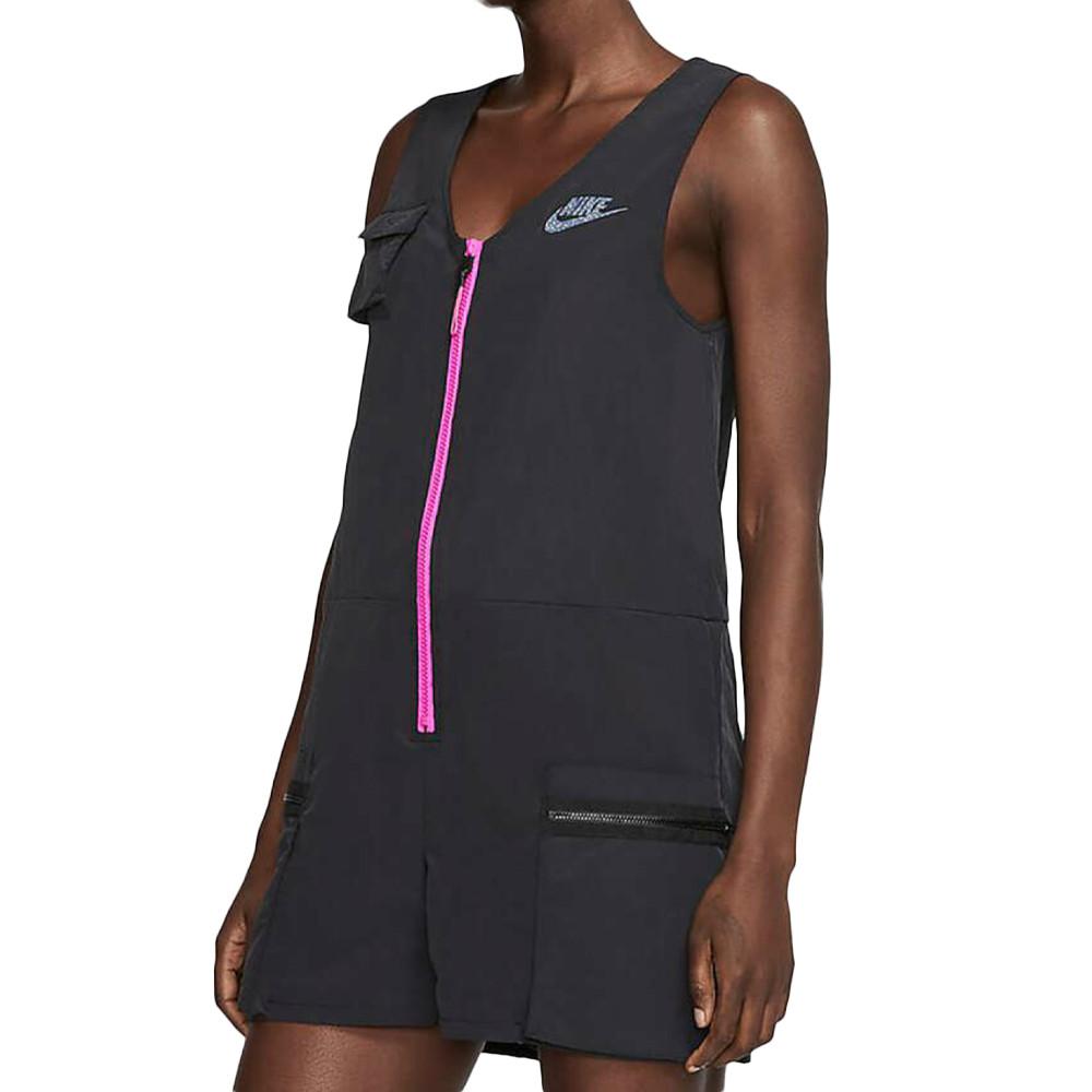 Combishort Noire Femme Nike Romper pas cher