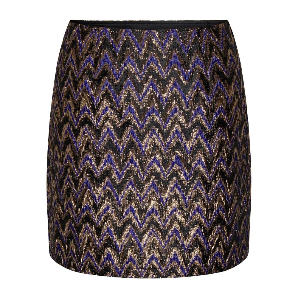 Jupe Noire à Motifs Femme JDY Ziggy vue 2
