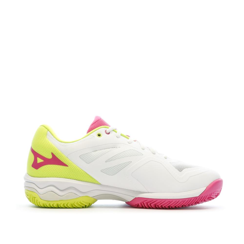 Chaussures de Padel Blanche Femme MizunoWave Exceed Light vue 2