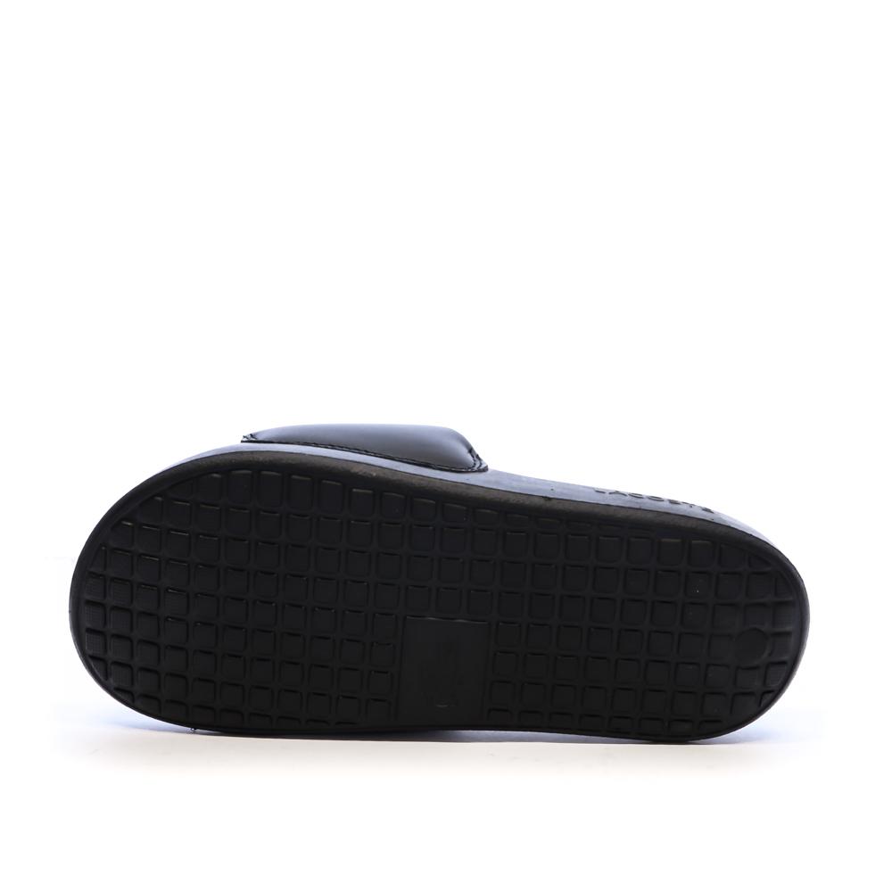 Claquettes Noir Femme Lacoste Serve Slide 1.0 vue 2