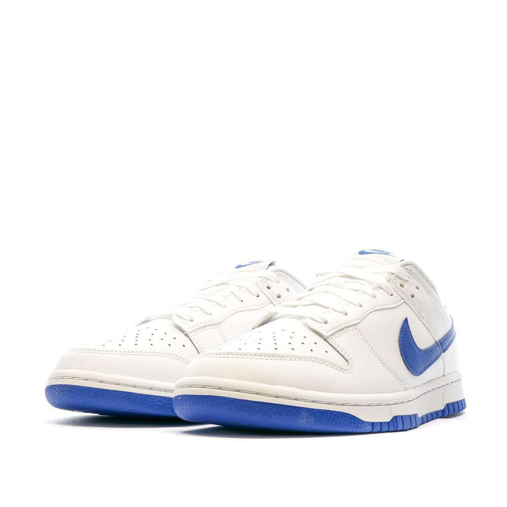 Baskets Blanc/Bleu Homme Nike Dunk Low Retro vue 6