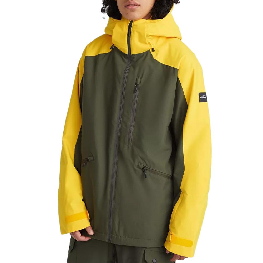 Blouson Jaune/Kaki Homme O'Neill Diabase pas cher