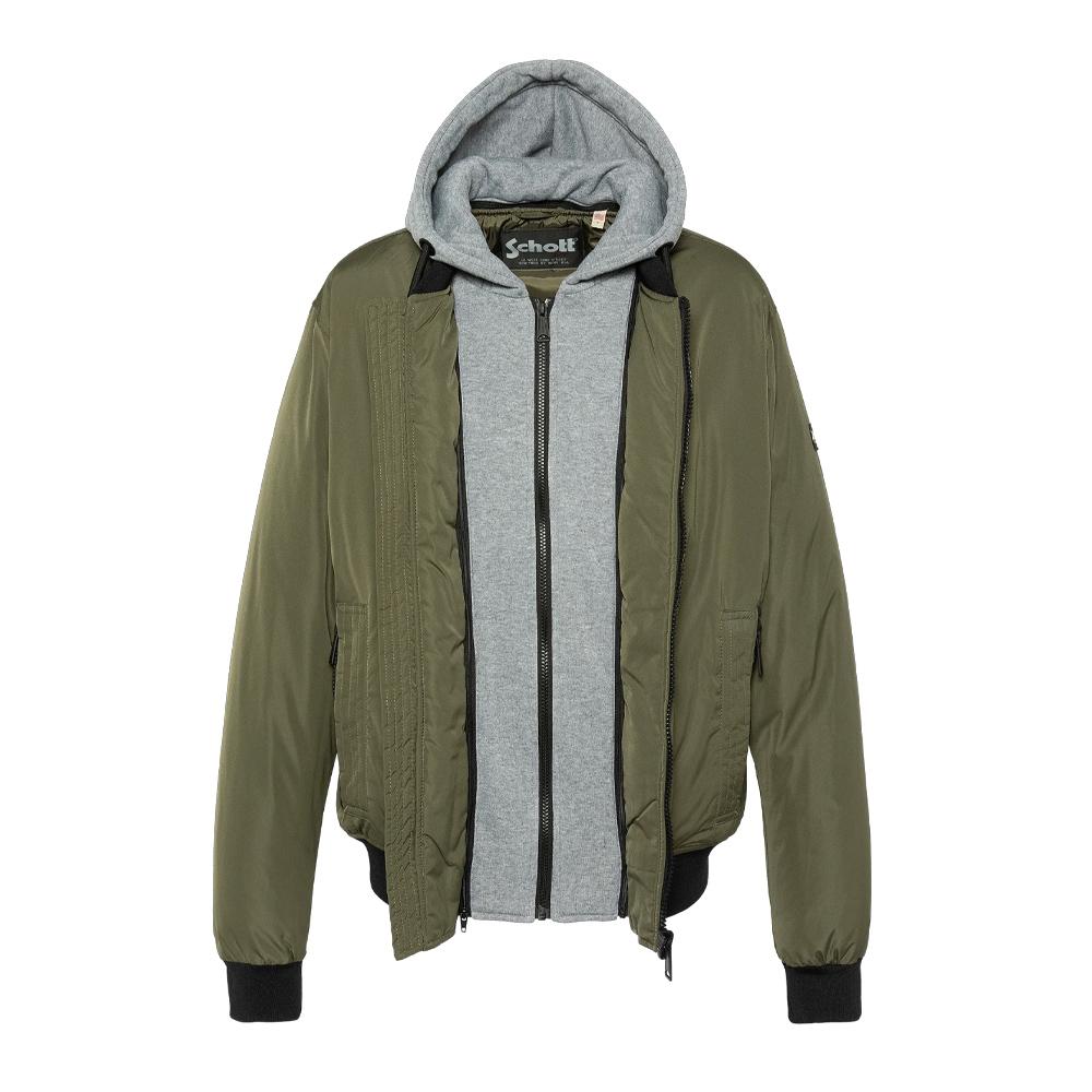 Blouson Kaki Schott Pastron Amovible vue 3