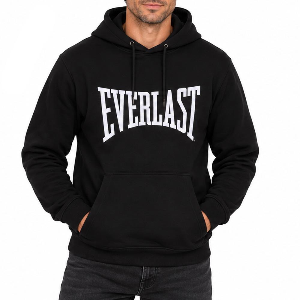 Sweat à Capuche Noir Homme Everlast EL022 pas cher