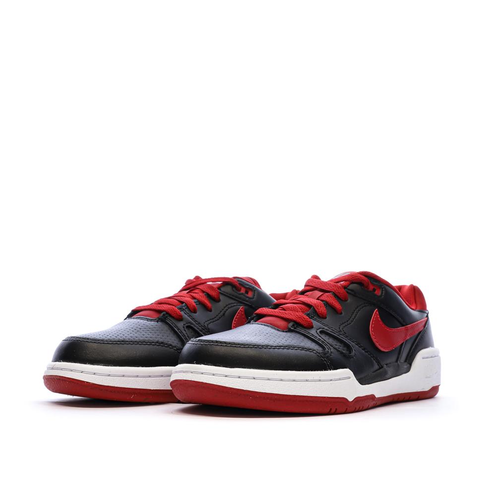 Baskets Noir/Rouge Garçon Nike Full Force Lo vue 6