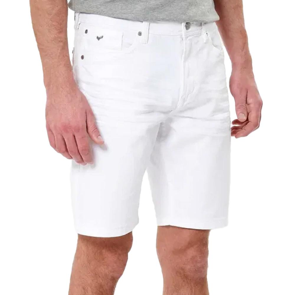 Short en Jean Blanc Homme Kaporal ATLAS pas cher
