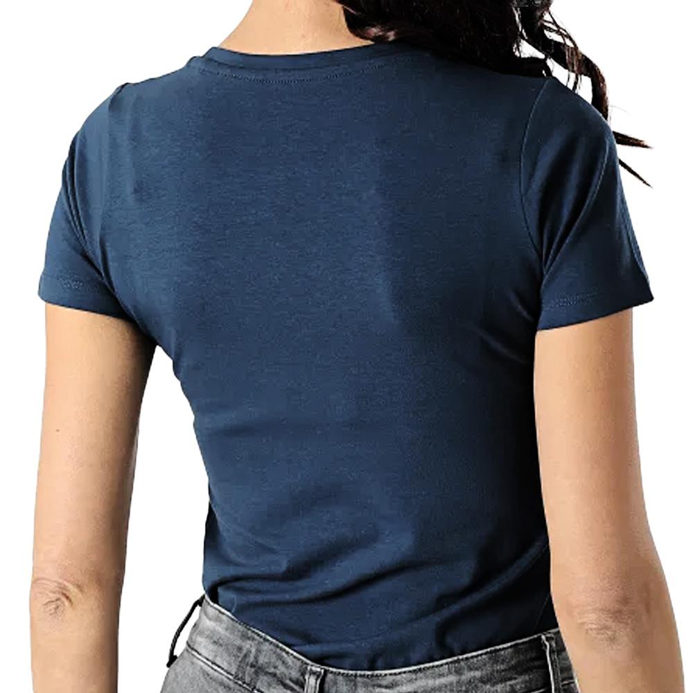 T-Shirt Marine Femme Pepe jeans Pjl L vue 2