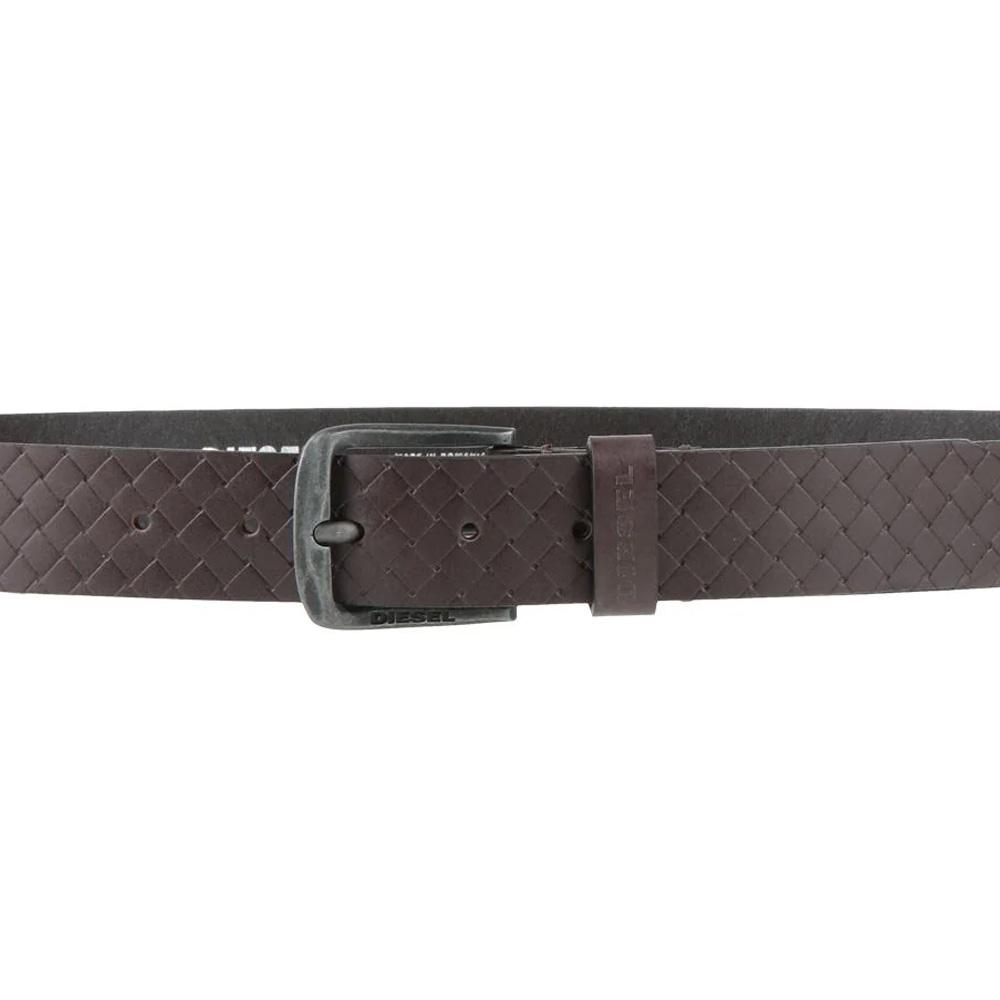 Ceinture Texturée Marron Homme Diesel Basic Belt vue 2