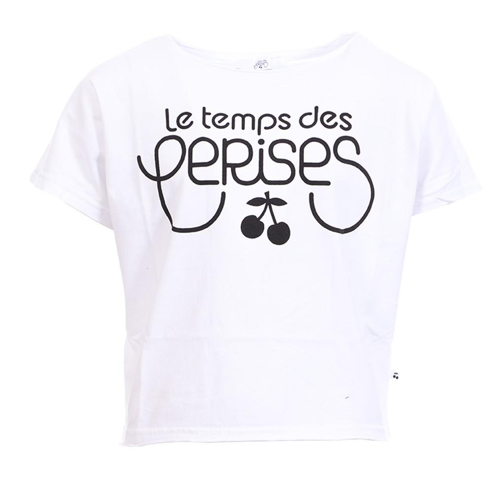 T-Shirt Blanc Fille Le Temps des Cerises MUSGI pas cher