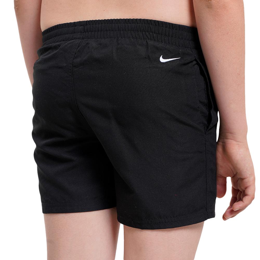 Short de bain Noir/Blanc Garçon Nike 4 Volley vue 2