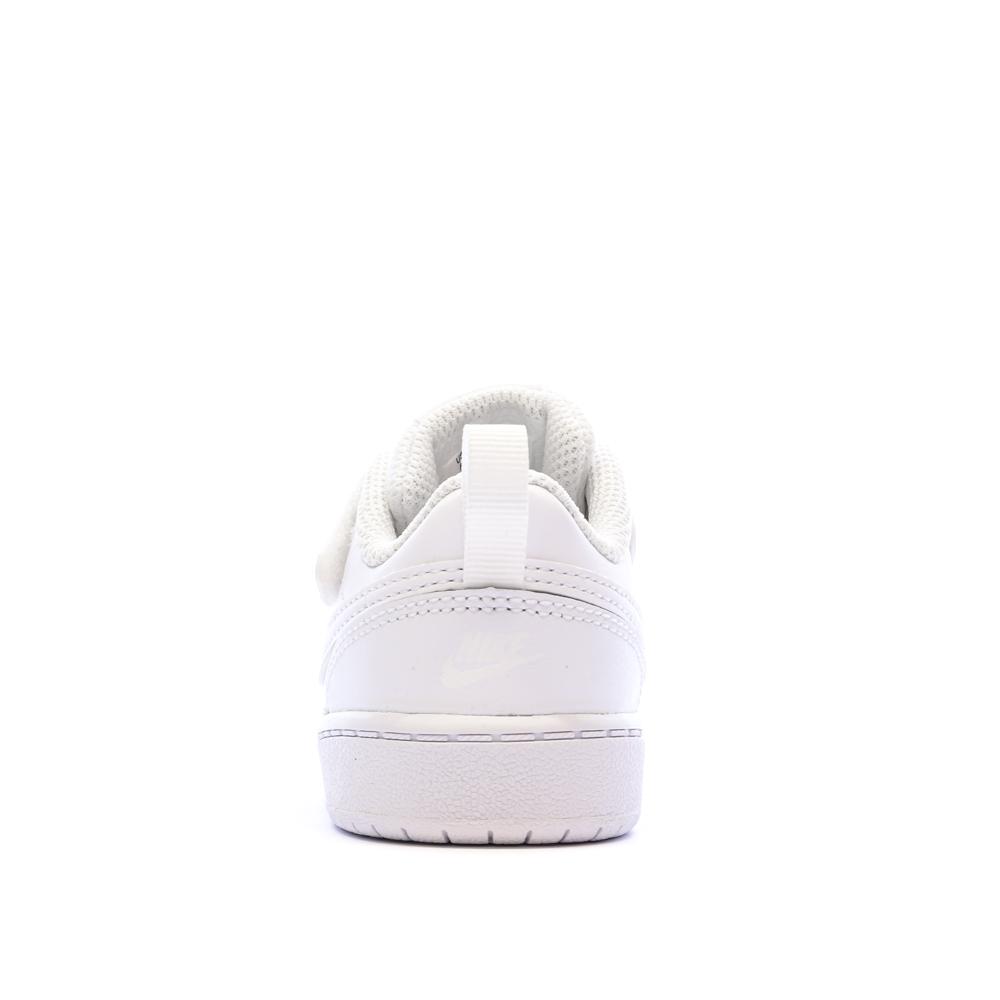 Baskets Blanches Garçon Nike Court Boroughs vue 3