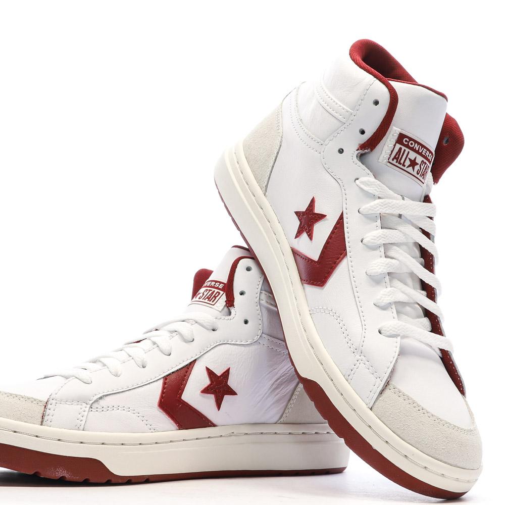 Baskets Blanc/Rouge Homme Converse Pro Blaze V2 vue 7