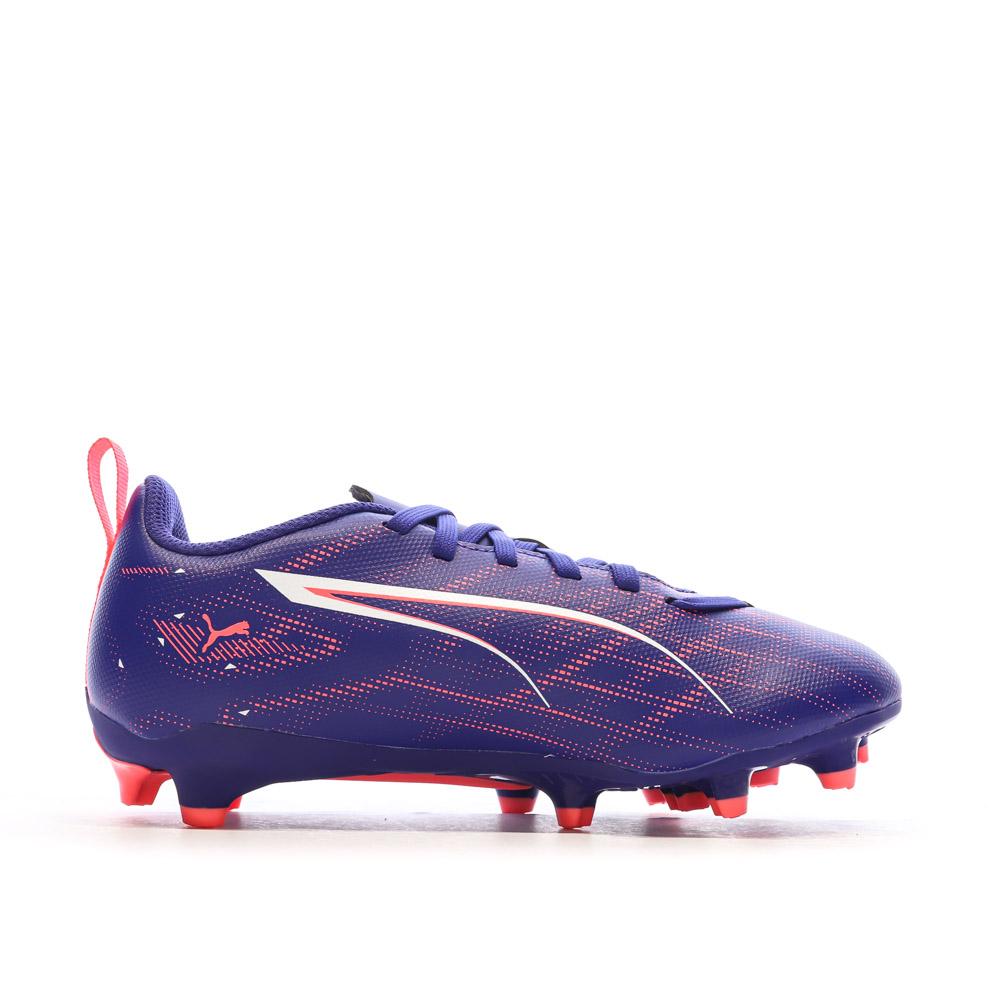Chaussures de football Violette Garçon Puma Ultra 5 Play FG/AG vue 2