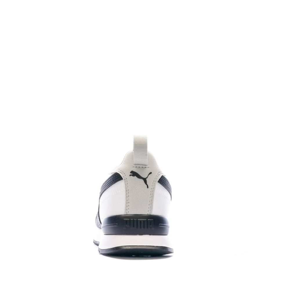 Baskets Blanches/Noir Homme Puma R78 vue 3