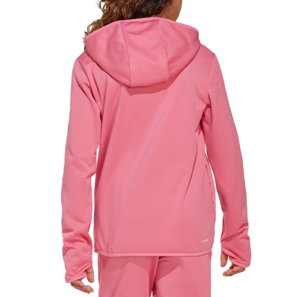 Sweat Rose Fille Adidas Game & Go vue 2