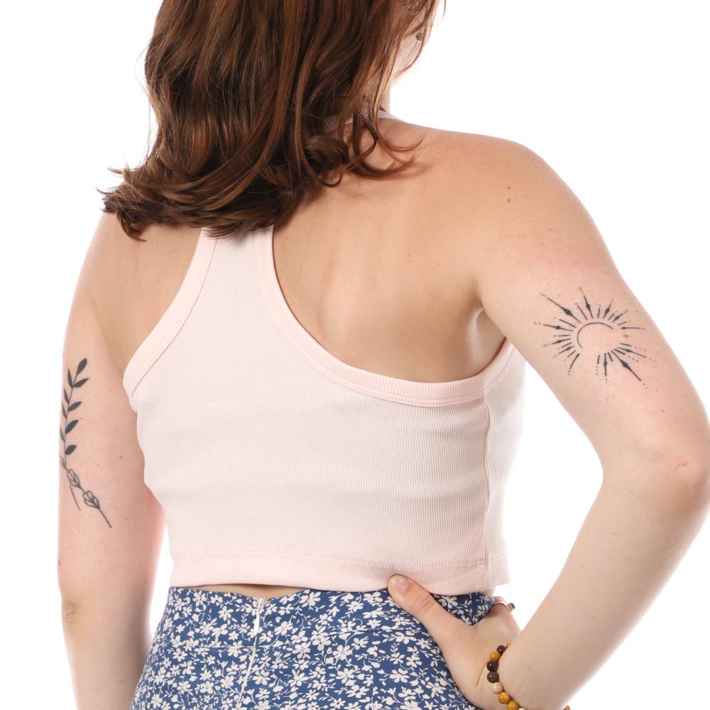 Débardeur Rose Femme Tommy Hilfiger Tonal vue 2