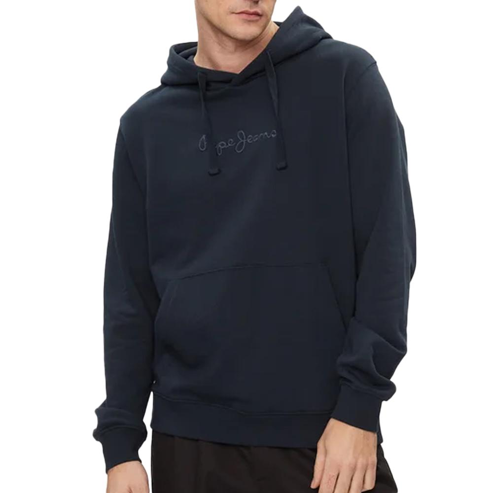 Sweat Marine Homme Pepe jeans Joe pas cher