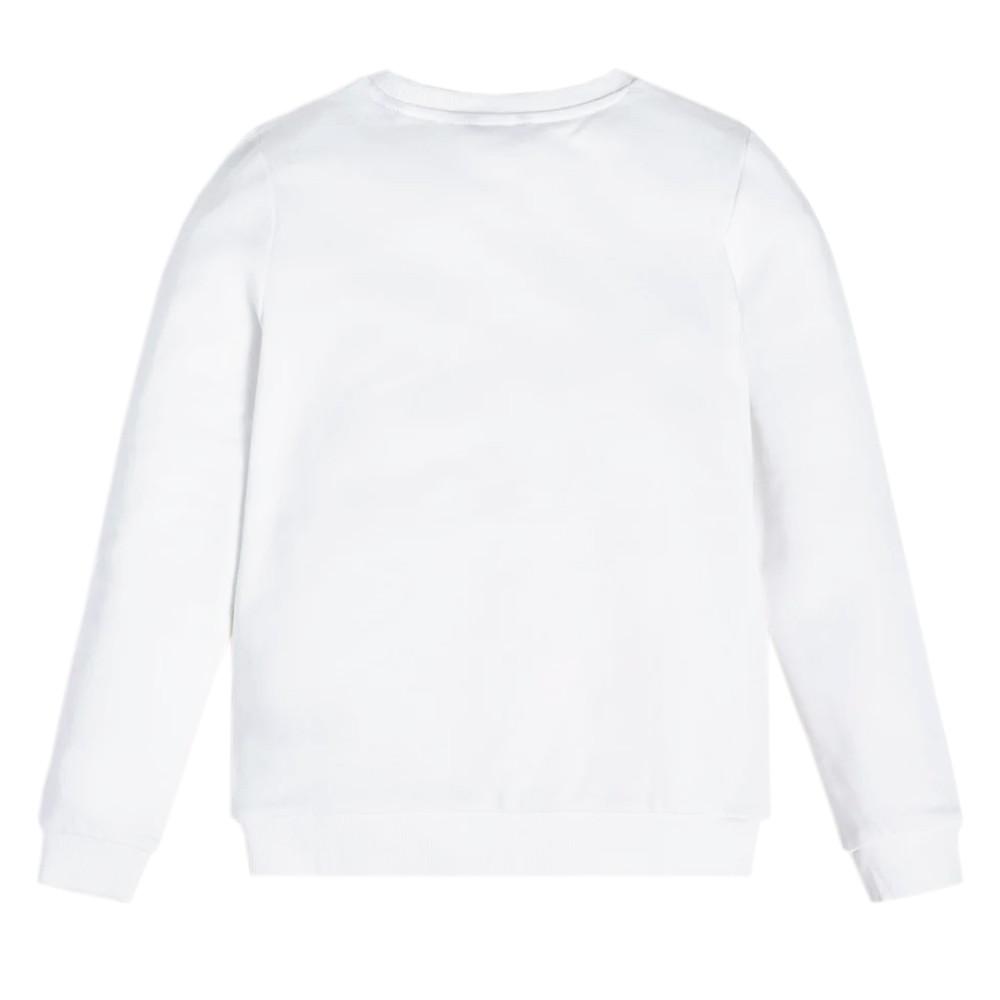 Sweat Blanc Fille Guess vue 2