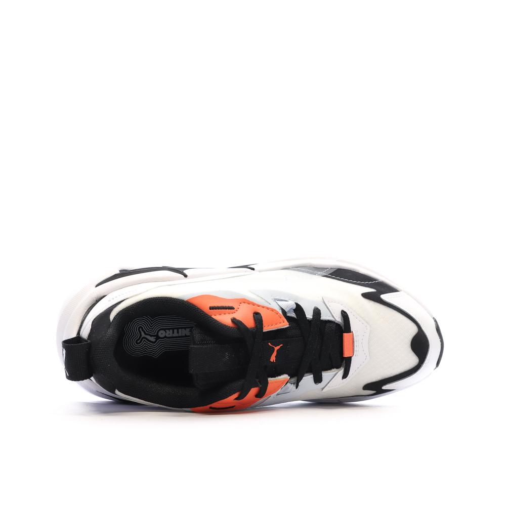 Baskets Blanches/Noires Femme Puma Spina vue 4