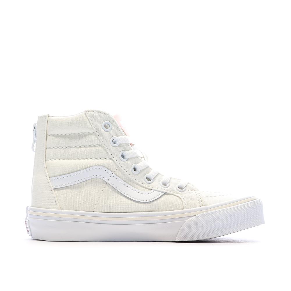 Baskets Beiges Fille Vans Flower vue 2