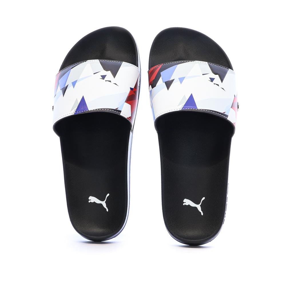 Claquettes Blanches/Noires Homme Puma 308368 vue 3
