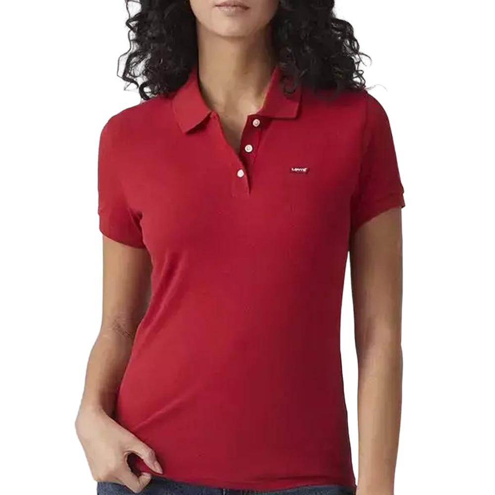 Polo Rouge Femme Levi's Levis Hm pas cher