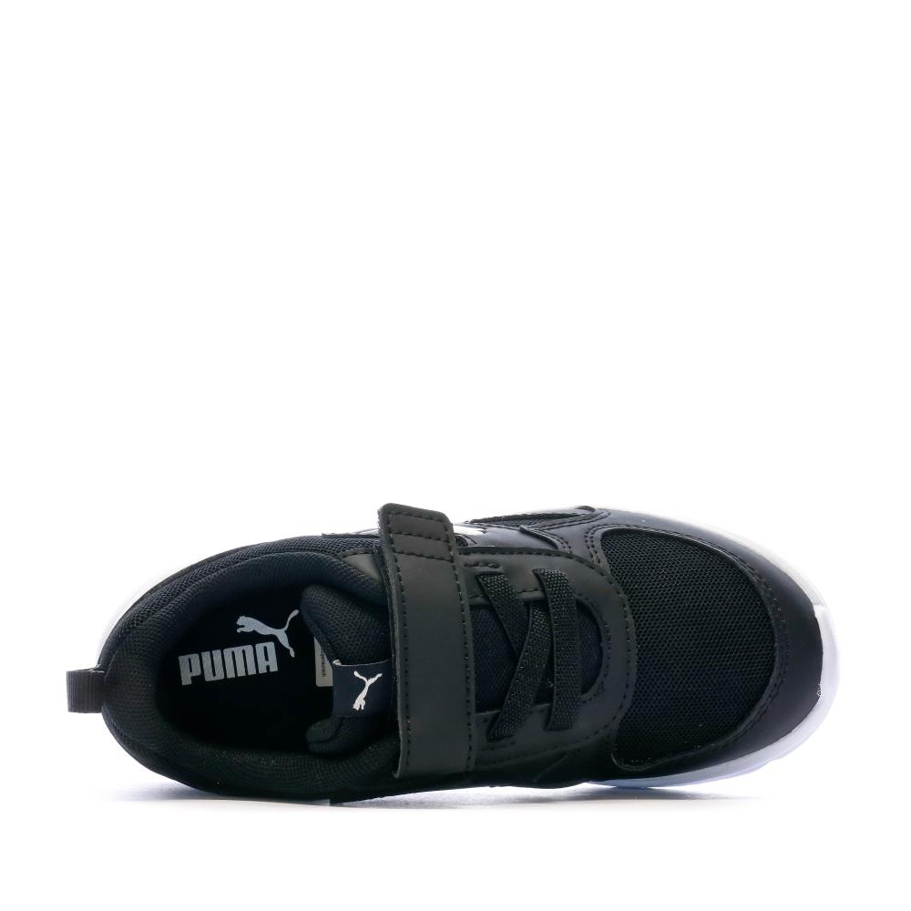 Baskets Noir Garçon Puma Fun Racer vue 4