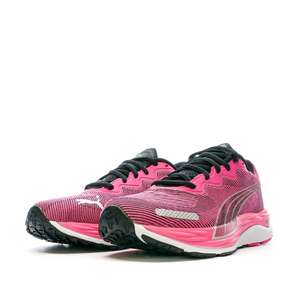 Chaussures Running Rose Fuchsia Femme Puma Velocity Nitro 2 vue 6